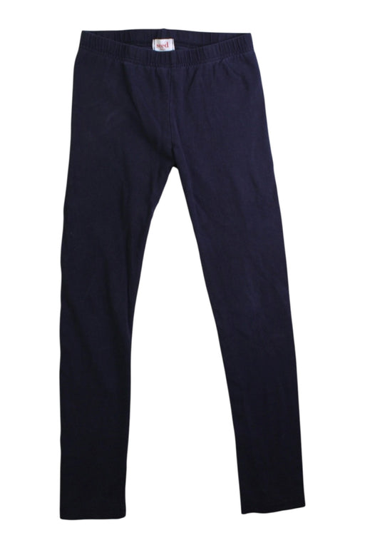 A Navy Leggings from Seed in size 7Y for girl. (Front View)