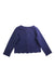 A Navy Cardigans from Jacadi in size 6T for girl. (Back View)