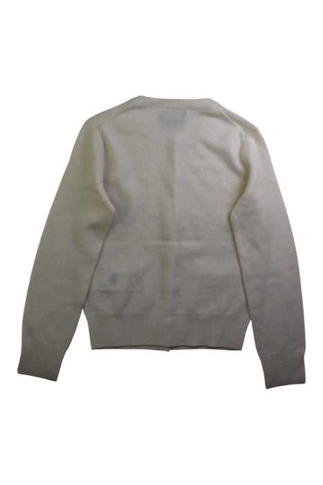A Ivory Cardigans from Polo Ralph Lauren in size 7Y for girl. (Back View)
