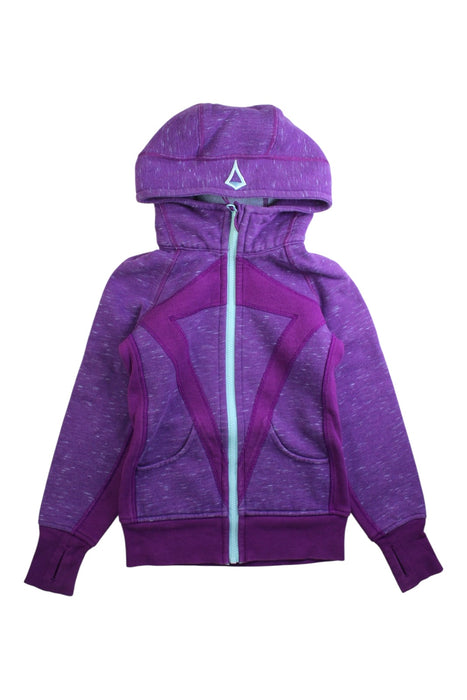 A Purple Lightweight Jackets from Ivivva in size 7Y for girl. (Front View)