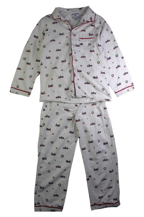 A White Pyjama Sets from Petite Plume in size 8Y for neutral. (Front View)