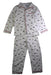 A White Pyjama Sets from Petite Plume in size 8Y for neutral. (Front View)