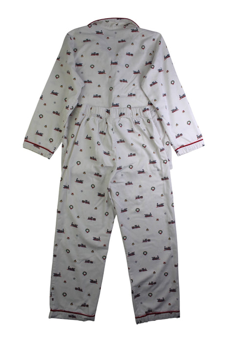 A White Pyjama Sets from Petite Plume in size 8Y for neutral. (Back View)