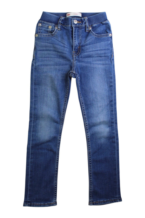 A Blue Jeans from Levi's in size 5T for girl. (Front View)