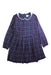 A Navy Long Sleeve Dresses from Jacadi in size 8Y for girl. (Front View)