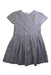 A Grey Short Sleeve Dresses from Jacadi in size 8Y for girl. (Front View)