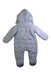 A Blue Puffer/Quilted Coats & Outerwear from Jacadi in size 0-3M for boy. (Back View)