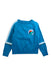 A Blue Crewneck Sweatshirts from Jacadi in size 6T for boy. (Front View)