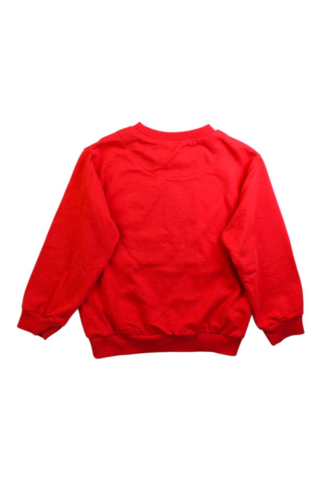 A Red Crewneck Sweatshirts from Mayoral in size 4T for boy. (Back View)