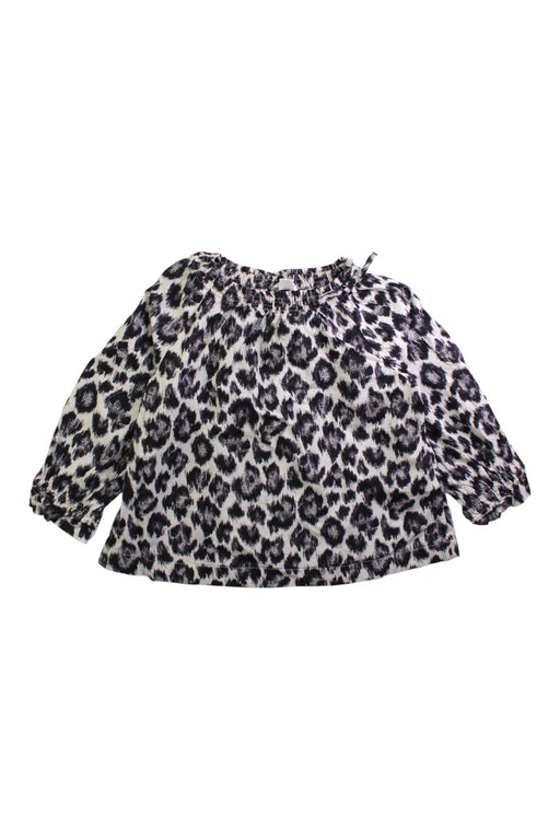 A Black Long Sleeve Tops from Crewcuts in size 6T for girl. (Front View)