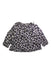 A Black Long Sleeve Tops from Crewcuts in size 6T for girl. (Front View)