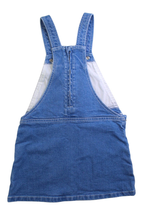 A Blue Long Overalls from Petit Bateau in size 4T for girl. (Back View)