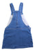 A Blue Long Overalls from Petit Bateau in size 4T for girl. (Back View)
