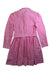 A Pink Long Sleeve Dresses from Polo Ralph Lauren in size 6T for girl. (Back View)