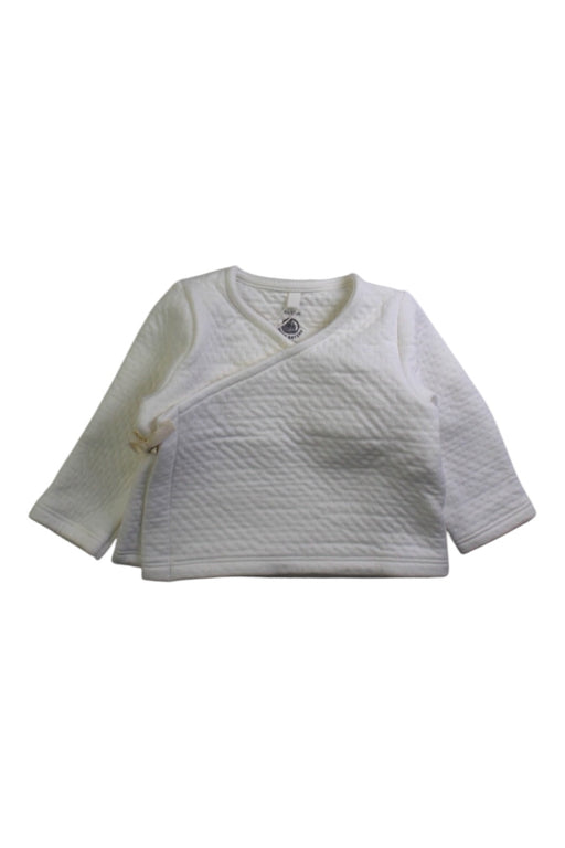 A White Long Sleeve Tops from Petit Bateau in size 3-6M for neutral. (Front View)