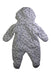 A Grey Snowsuits from Bout'Chou in size 3-6M for boy. (Back View)