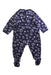 A Navy Onesies from Petit Bateau in size 6-12M for boy. (Back View)