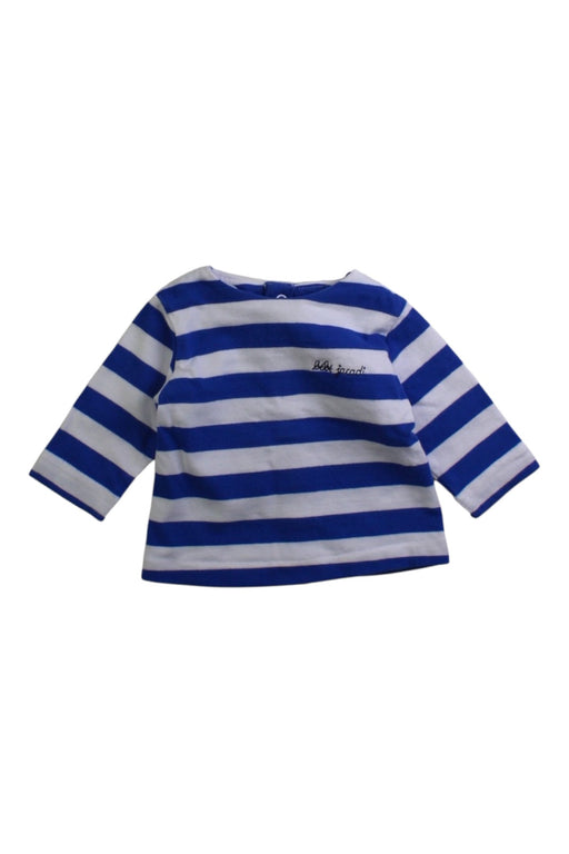 A Blue Long Sleeve Tops from Jacadi in size 0-3M for boy. (Front View)