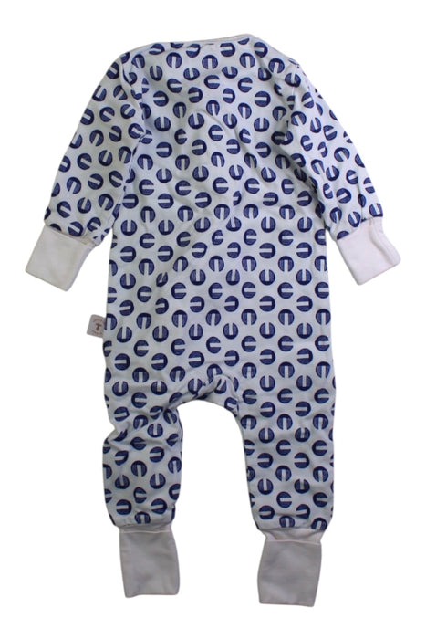 A Blue Onesies from KendiKids in size 3-6M for boy. (Back View)