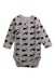 A Grey Long Sleeve Bodysuits from Petit Bateau in size 3-6M for boy. (Front View)