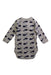 A Grey Long Sleeve Bodysuits from Petit Bateau in size 3-6M for boy. (Back View)