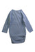 A Blue Long Sleeve Bodysuits from Petit Bateau in size 3-6M for boy. (Back View)
