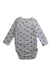 A White Long Sleeve Bodysuits from Petit Bateau in size 3-6M for boy. (Front View)