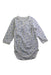A White Long Sleeve Bodysuits from Petit Bateau in size 3-6M for boy. (Front View)