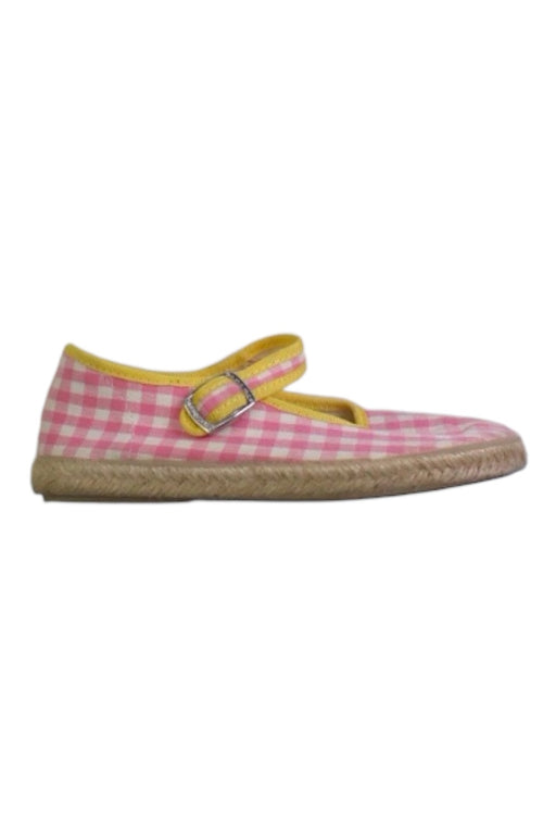 A Pink Espadrilles from Bonton in size 4T for girl. (Front View)