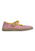 A Pink Espadrilles from Bonton in size 4T for girl. (Front View)