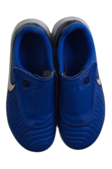 A Blue Cleats/Soccer Shoes from Nike in size 6T for boy. (Back View)