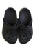 A Grey Slip Ons from Crocs in size 5T for boy. (Back View)