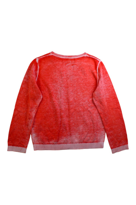 A Red Knit Sweaters from Bonpoint in size 6T for boy. (Back View)