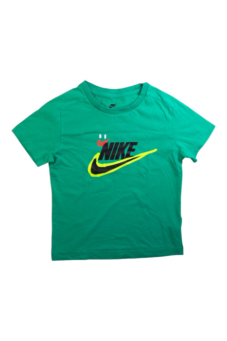 A Green Short Sleeve T Shirts from Nike in size 6T for boy. (Front View)