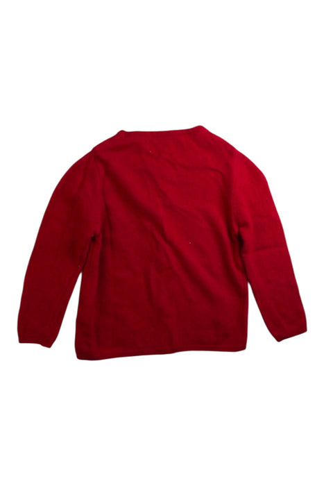 A Red Cardigans from Lily Rose in size 2T for girl. (Back View)