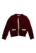 A Red Cardigans from Bonpoint in size 4T for girl. (Front View)
