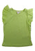 A Green Sleeveless Tops from Crewcuts in size 4T for girl. (Front View)