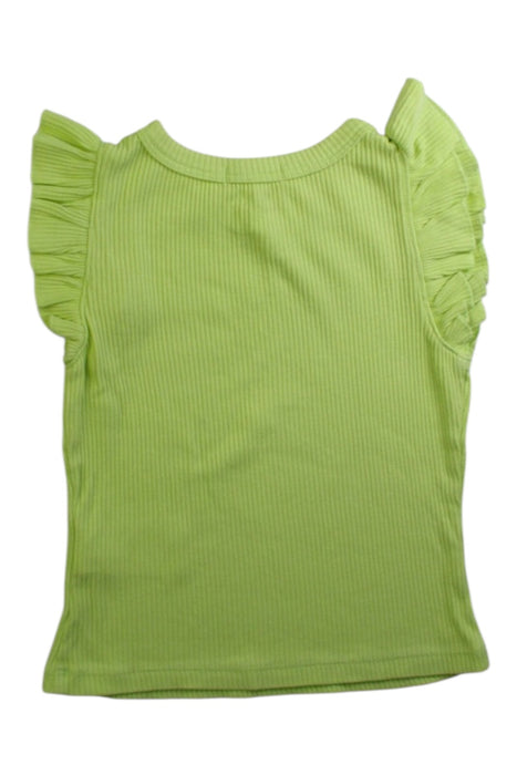 A Green Sleeveless Tops from Crewcuts in size 4T for girl. (Back View)