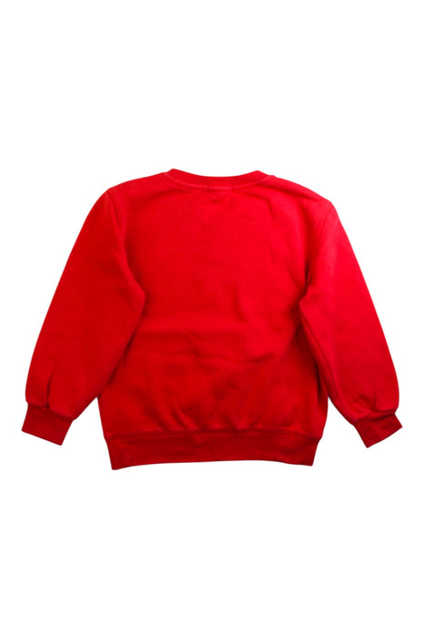 A Red Crewneck Sweatshirts from Polo Ralph Lauren in size 6T for boy. (Back View)