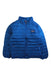 A Blue Puffer/Quilted Jackets from Patagonia in size 5T for boy. (Front View)