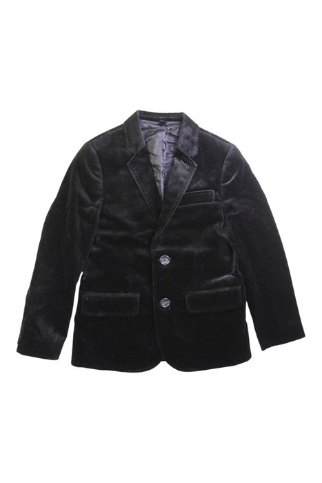 A Black Blazers from Crewcuts in size 6T for boy. (Front View)