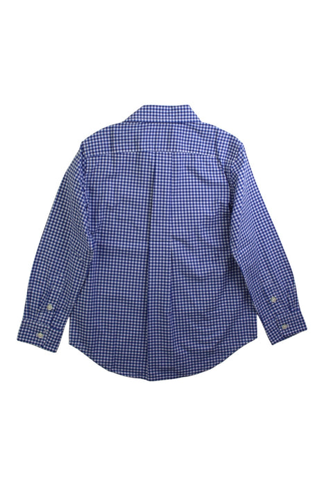 A Blue Long Sleeve Shirts from Polo Ralph Lauren in size 6T for boy. (Back View)