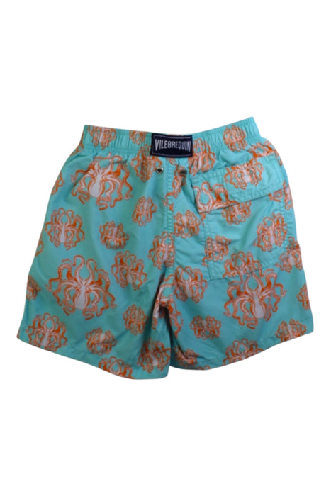A Teal Swim Shorts from Vilebrequin in size 8Y for boy. (Back View)