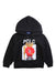 A Black Hooded Sweatshirts from Polo Ralph Lauren in size 5T for boy. (Front View)