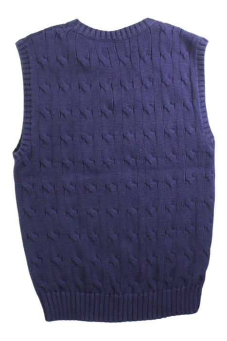 A Navy Sweater Vests from Polo Ralph Lauren in size 5T for boy. (Back View)