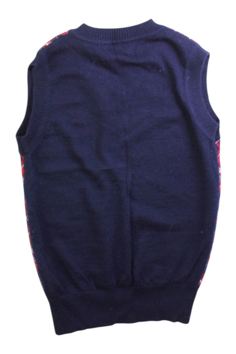 A Red Sweater Vests from Nicholas & Bears in size 4T for boy. (Back View)