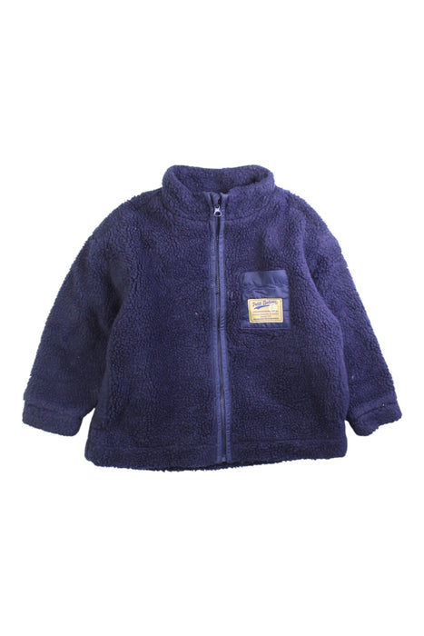 A Navy Puffer/Quilted Coats & Outerwear from Petit Bateau in size 4T for boy. (Front View)