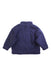 A Navy Puffer/Quilted Coats & Outerwear from Petit Bateau in size 4T for boy. (Back View)