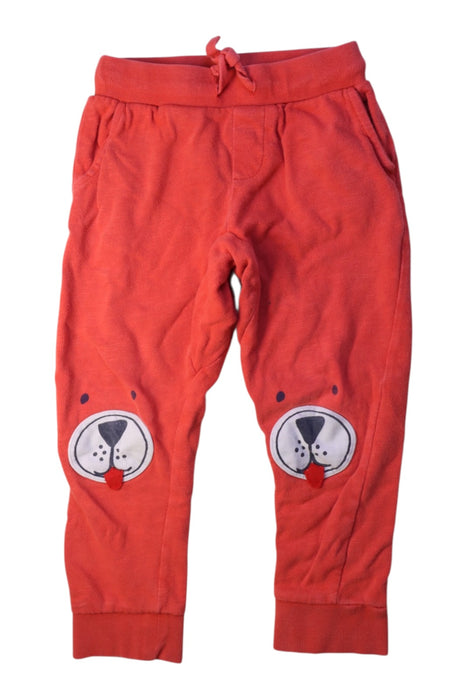 A Red Sweatpants from Seed in size 4T for boy. (Front View)