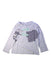 A Grey Long Sleeve T Shirts from Seed in size 5T for boy. (Front View)